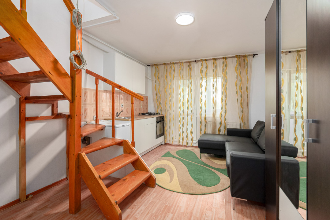  Apartament 2 camere tip duplex în zona ApărătoriPatriei, mobilat-utilat complet