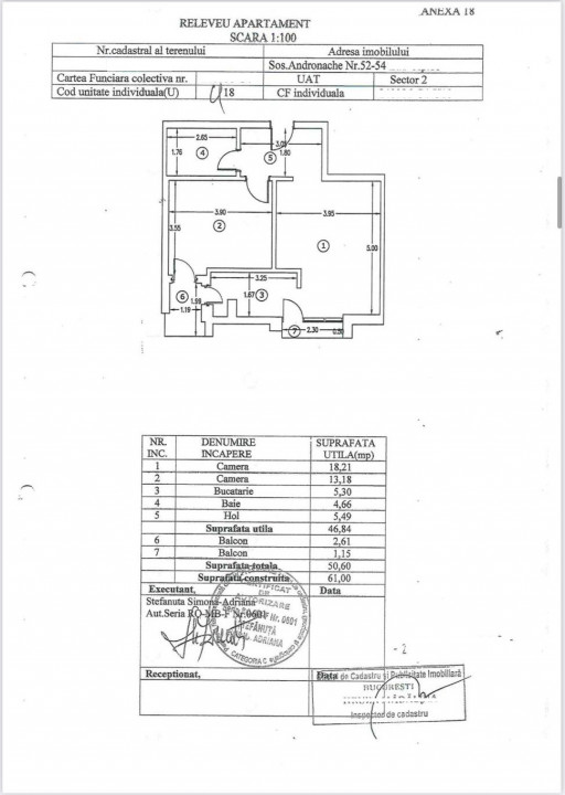 Apartament de doua camere, bloc nou zona Colentina/Andronache. Comision zero. 