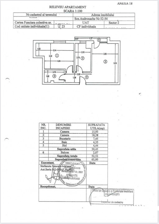 Apartament de doua camere, bloc nou zona Colentina/Andronache. Comision zero. 